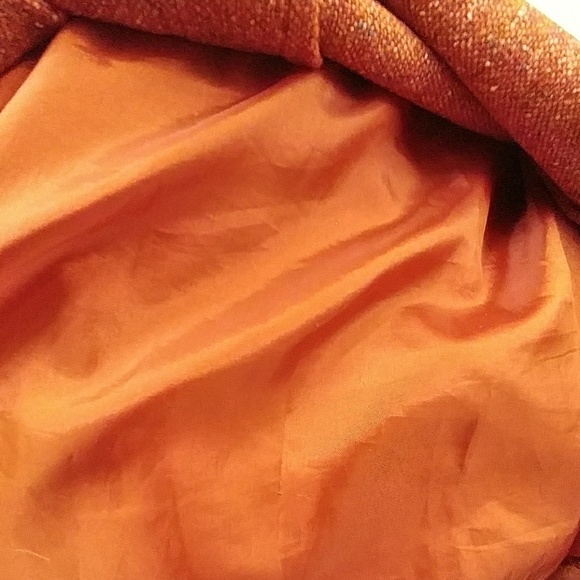 TALBOTS Flared Tulip Rust Skirt Size 4 - Picture 7 of 9